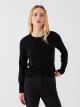 Crew Neck Regular Long Sleeve Women's Tricot Sweater