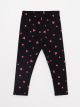 Elastic Waist Printed Baby Girl Tights