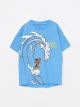 Crew Neck Short Sleeve Printed Cotton Baby Boy T-Shirt