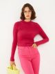 Turtle Neck Regular Long Sleeve Women's Tricot Sweater