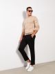 Slim Fit Knitted Men's Trousers