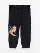 Mickey Mouse Printed Baby Boy Tracksuit Bottom With Elastic Waist