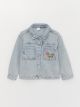 Printed Baby Girl Jean Jacket