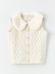 Bebe Collar Baby Girl Vest