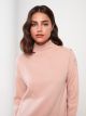 Turtle Neck Regular Long Sleeve Women's Tricot Tunic