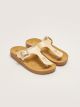 Buckle Detailed Flip-Flops Women's Slippers