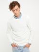 Crew Neck Long Sleeve Men's Tricot Sweater