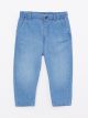 Elastic Waist Basic Baby Boy Denim Trousers