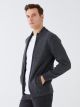 Standard Fit Turtle Neck Men's Tricot Cardigan