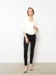 Women's Elastic Waist Regular Trousers