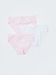 Basic Cotton Girls' Panties 3 Pcs