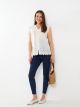 Skinny Fit Maternity Denim Trousers with Over-bump Waistband