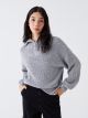 Turtle Neck Regular Long Sleeve Women's Tricot Sweater