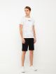 Slim Fit Binding Detail Men's Shorts