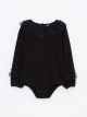 Crew Neck Long Sleeve Baby Girl Body with Snap Crotch