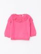 Crew Neck Long Sleeve Baby Girl Sweatshirt