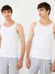 Crew Neck Basic Cotton Male Athlete in 2 Pieces