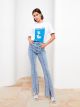 High Waist Wideleg Straight Wide Leg Women's Rodeo Jeans