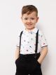 Polo Neck Short Sleeve Printed Baby Boy T-Shirt