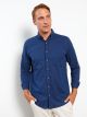 Regular Fit Long Sleeve Poplin Men's Shirt