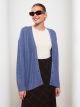 V Neck Regular Long Sleeve Women's Tricot Cardigan