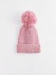 Pom Pom Detail Baby Girl Beanie