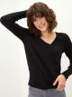 V Neck Regular Long Sleeve Women's Tricot Sweater