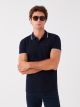 Polo Neck Short Sleeve Men's T-Shirt