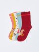 Patterned Girl Socket Socks 5-Pack