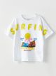 Crew Neck Short Sleeve Printed Baby Boy T-shirt