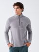 Stand Up Collar Long Sleeve Fleece Men's Sweatshirt