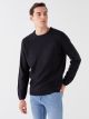 Crew Neck Long Sleeve Men's Tricot Sweater