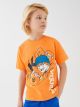 Comfortable Fit Crew Neck Printed Boys T-Shirt