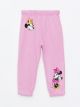 Elastic Waist Minnie Mouse Printed Baby Girl Tracksuit Bottom