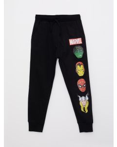 Elastic Waist Marvel Printed Boy Jogger Sweatpants