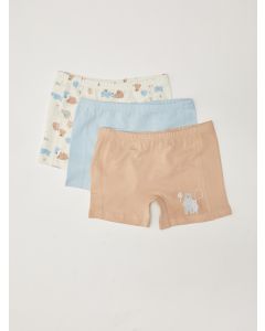 Printed Cotton Girl Boxer 3-Pack