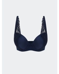 Underwire Unfilled Lace Detailed T-Shirt Bra