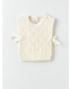 Crew Neck Baby Girl Knitwear Sweater