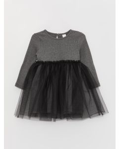 Crew Neck Baby Girl Dress