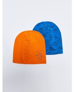 Printed Baby Boy Beret 2-Pack