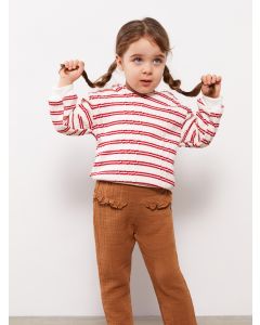 Elastic Waist Baby Girl Trousers