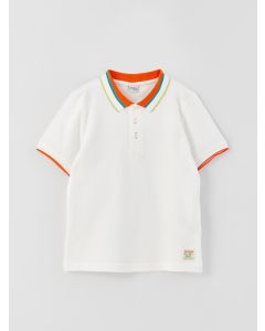 Polo Neck Basic Short Sleeve Boy T-shirt