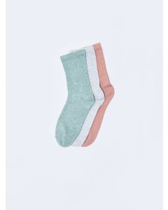 Plain Female Socks 3-Pack