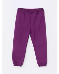 Elastic Waist Basic Baby Girl Sweatpants