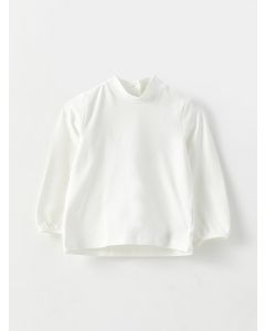 Half Turtleneck Long Sleeve Basic Baby Girl T-shirt