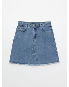 Basic Girl Jean Skirt