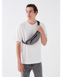 Letter Printed Men Waist Bag