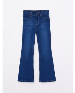 Basic Bell-Bottoms Girl Denim Trousers