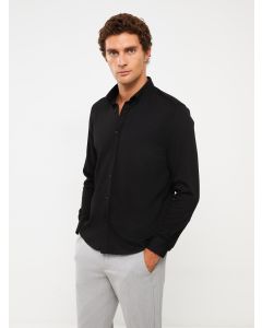 Slim Fit Long Sleeve Men's Shirt