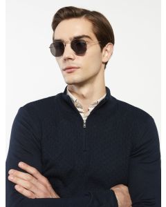 Turtle Neck Long Sleeve Men's Tricot Sweater